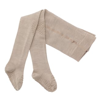 Wool Crawling Tights Sand - GoBabyGo