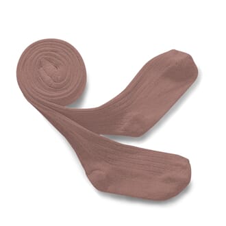 Ribbed Tights Praline - Collegien