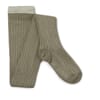 Glitter Ribbed Tights Sage - Collegien