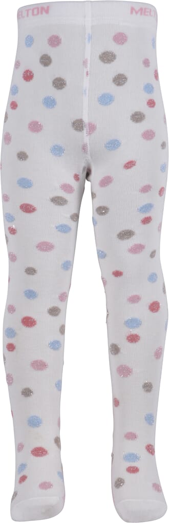 Babytights - Dots w/Lurex dusty rose - Melton