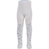 Babytights - Butterfly w/Lurex light blue - Melton