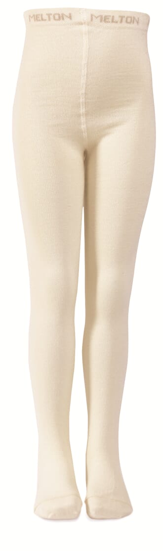 Classic Basic Tights WO/CO Offwhite - Melton