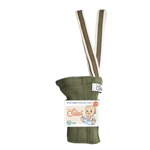 Leggings med seler Olive Striped - Silly Silas