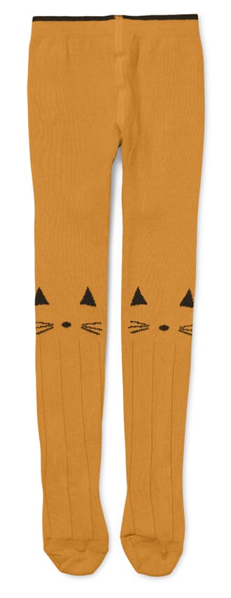 Silje Stockings cat mustard - Liewood