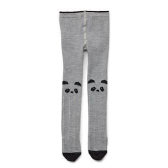 Silje Wool Stockings Panda grey melange - Liewood
