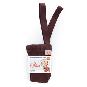 Strømpebukse med seler Chocolate Brown - Silly Silas