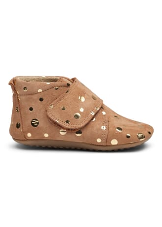 Beginners Velcro camel gold dot - PomPom