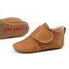 Beginners velcro shoe camel - Pom Pom
