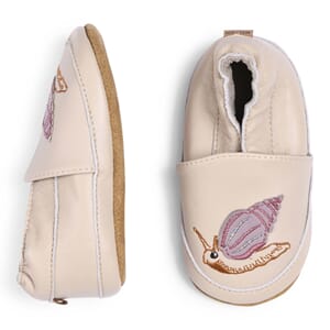 Shell Leather Slippers oxford tan - MP