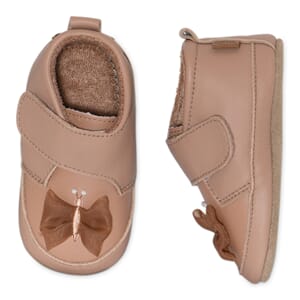 Butterfly Leather Slippers tawny brown - MP