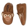 Monkey Leather Slippers cognac - MP