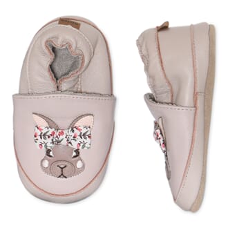 Bunny Leather Slippers rose dust - MP