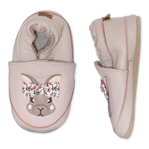 Bunny Leather Slippers rose dust - MP
