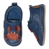 Crabbie Leather Slippers blue shadow - MP