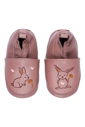Leather Slippers Rabbits burlwood - MP