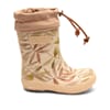 Rubber boot thermo beige leaves  - Bisgaard