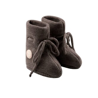Babytøfler basic brun - Lillelam