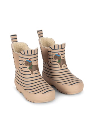 Roi Printed Rain Boot stripe la mer - Konges Sløjd