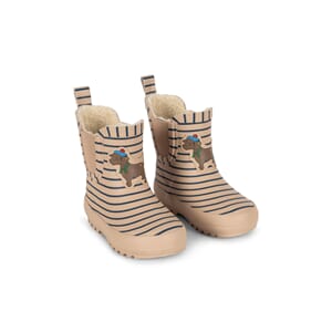 Roi Printed Rain Boot stripe la mer - Konges Sløjd