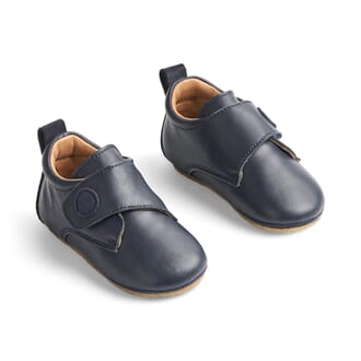 Dakota Leather Indoor Shoe navy  - Wheat