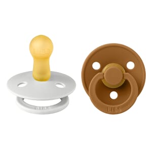 Bibs Colour str 1 (2 pk) Haze & Caramel