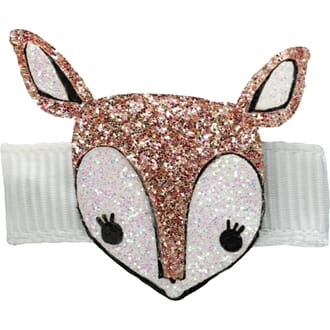 Babysløyfe glitter bambi - Den Lille Prikken