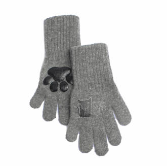 Long magic gloves gråmelert - Kattnakken
